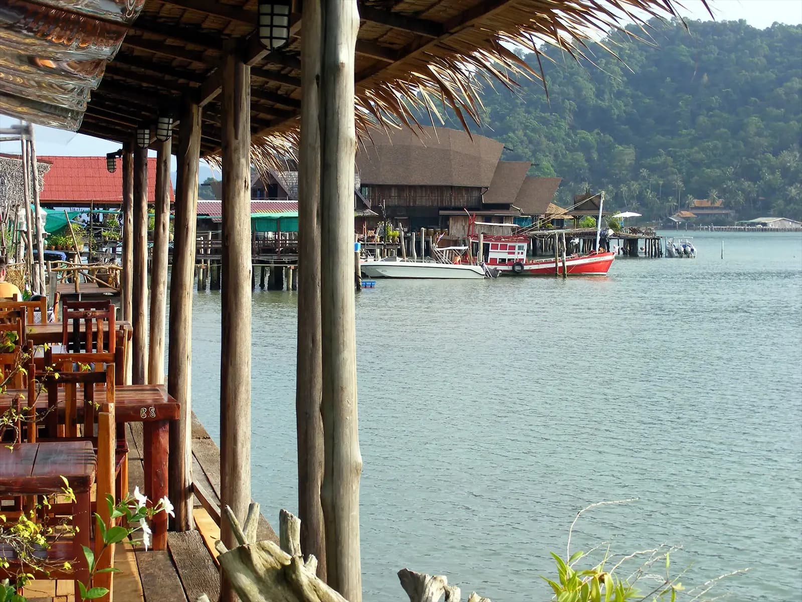 Resto de poissons à Koh Chang - Thaïlande