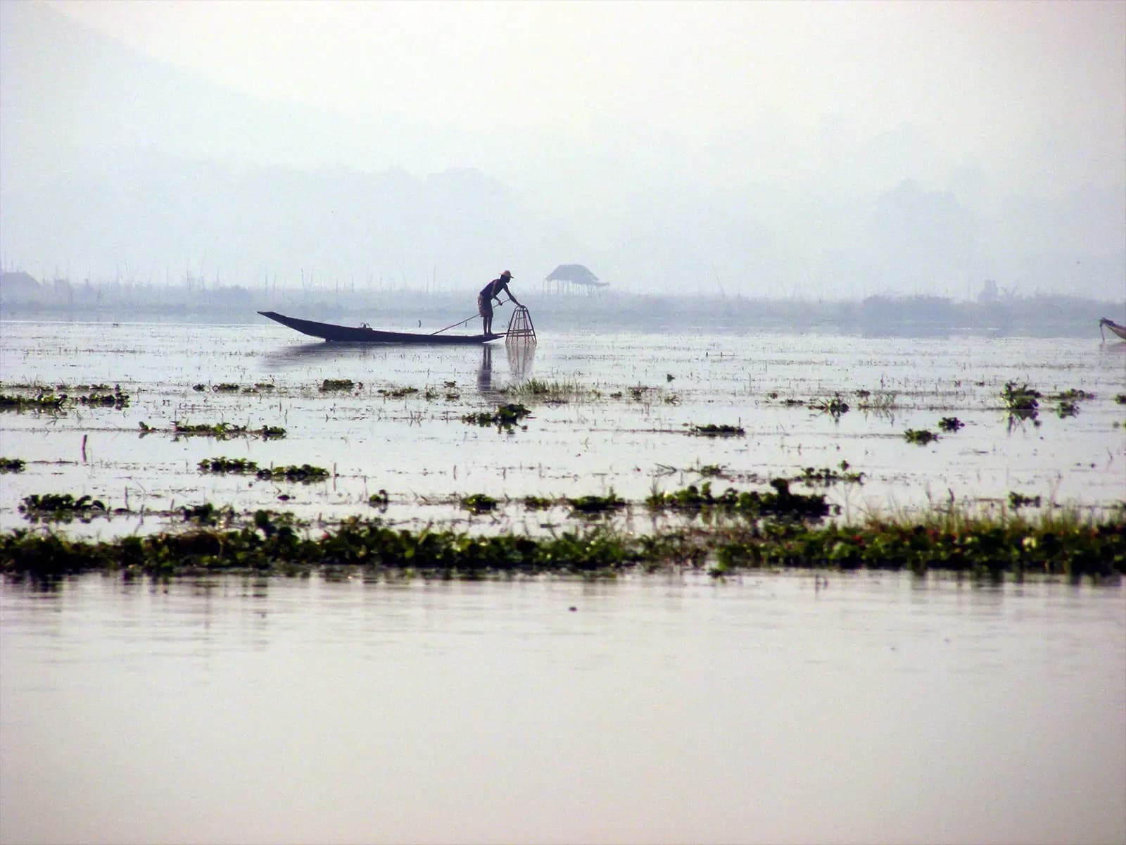 Pêcheur sur le lac Inle - Birmanie