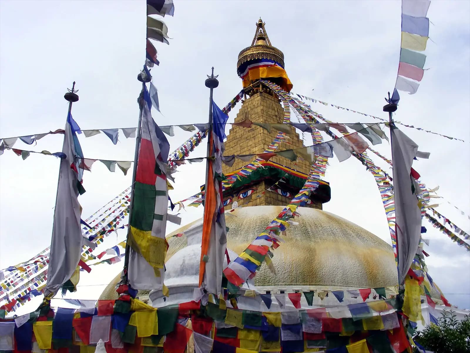 Le stupa Bodnath à Katmandou - Népal
