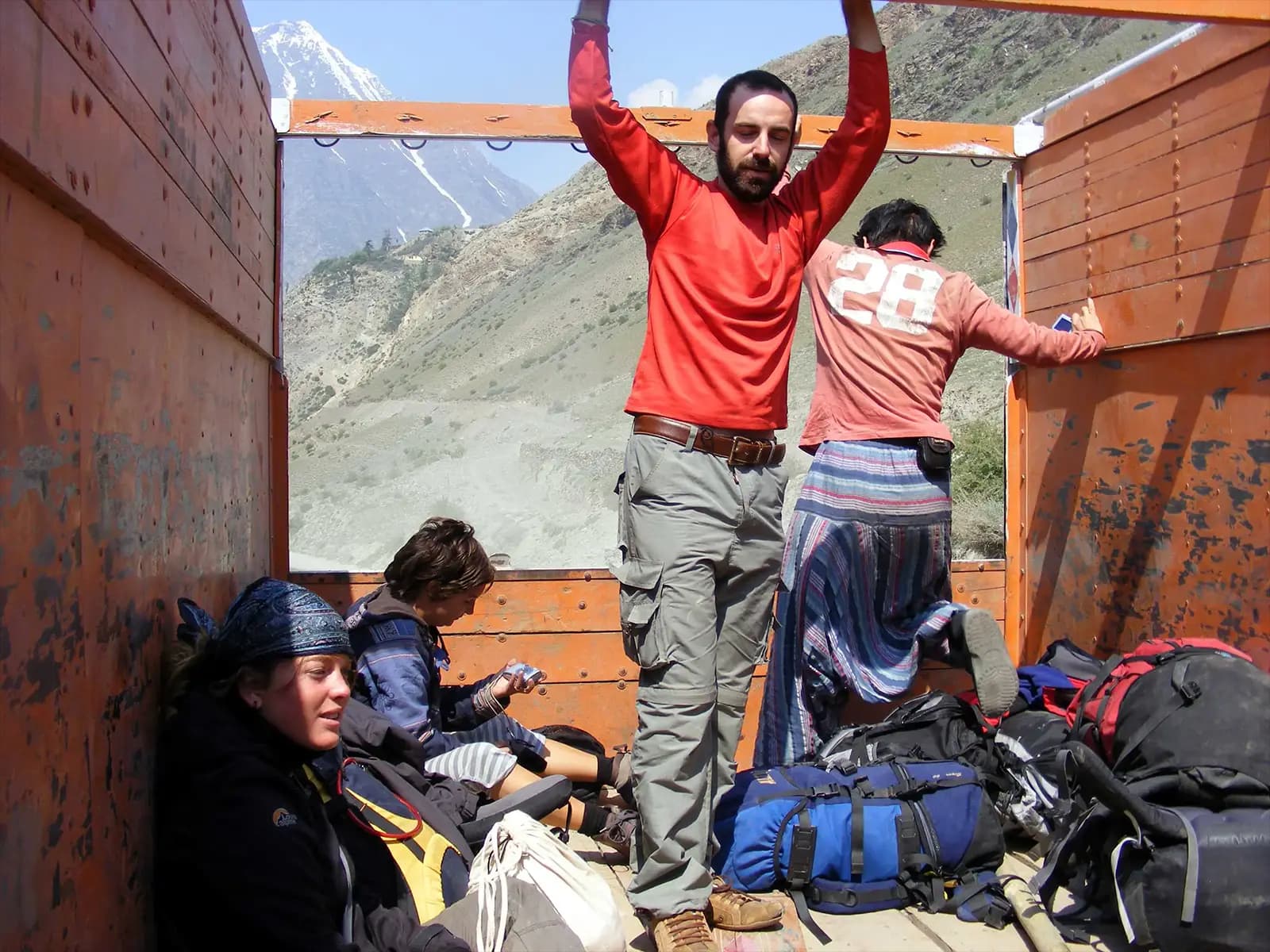 En camion sur la route Leh – Manali