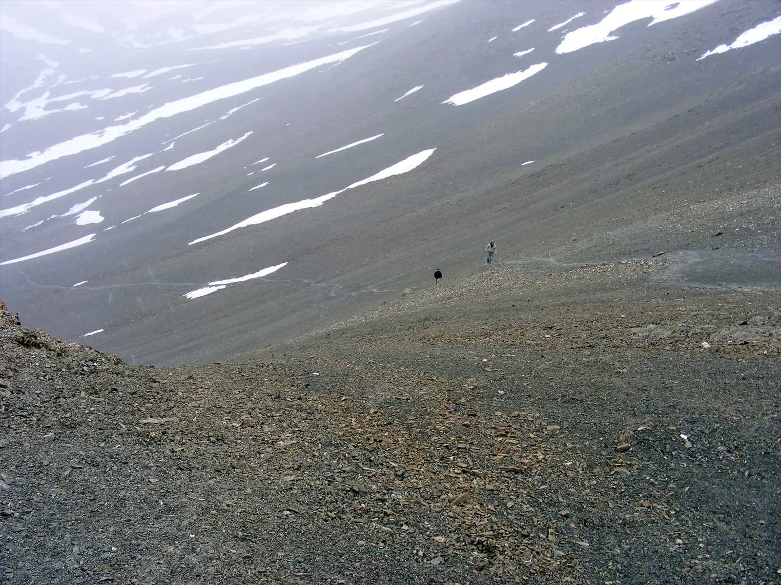 Début de l’ascension après le camp de base (Entraînement, car se fait de nuit)