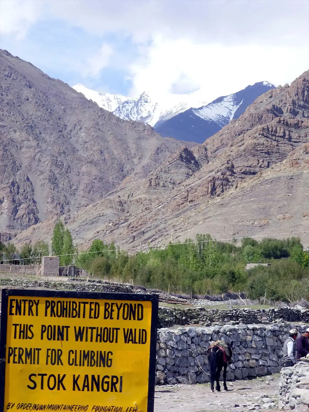 Au départ du trek du Stok Kangri - Ladakh