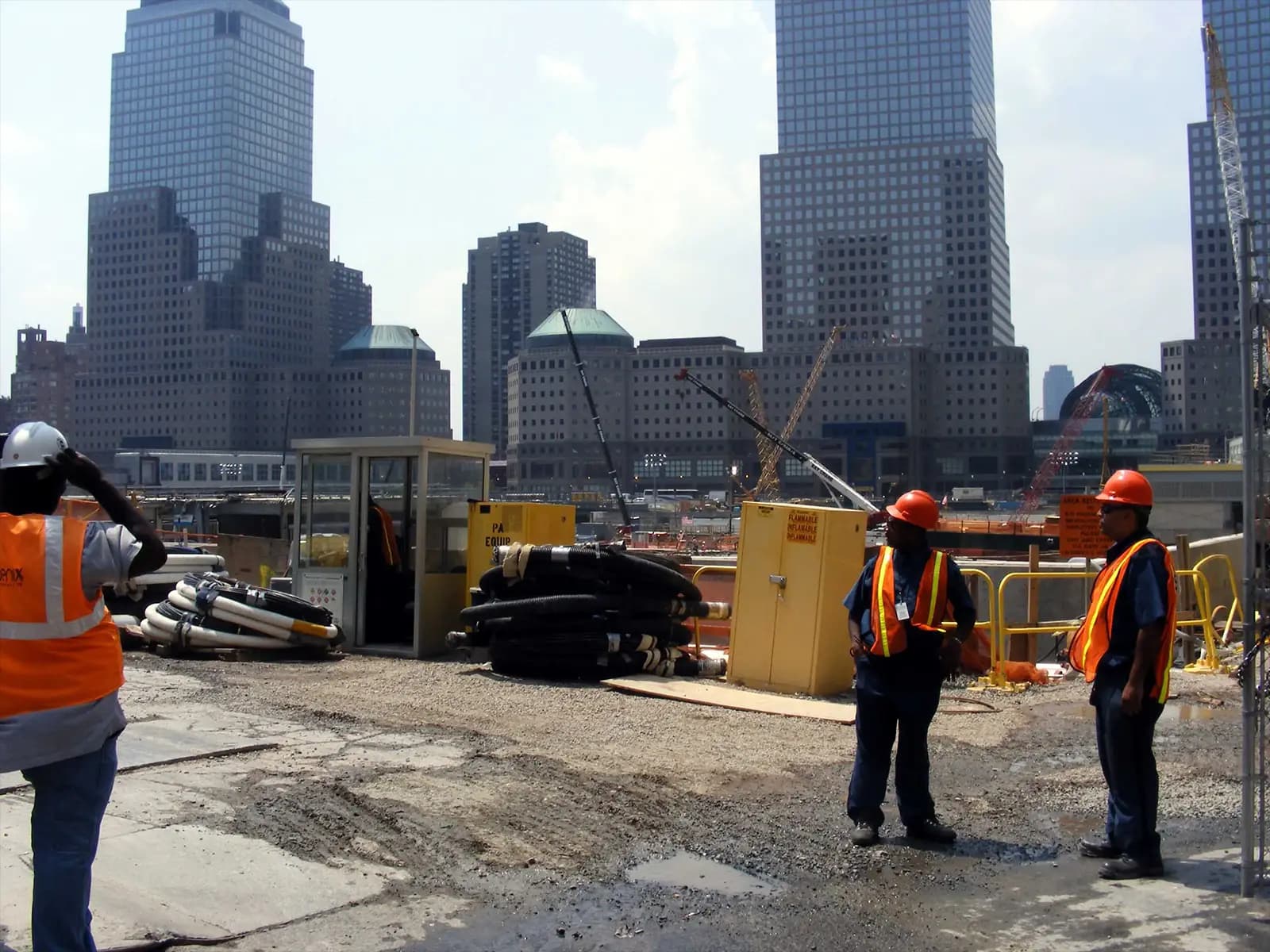 Chantier de Ground Zero à Manhattan - États-Unis