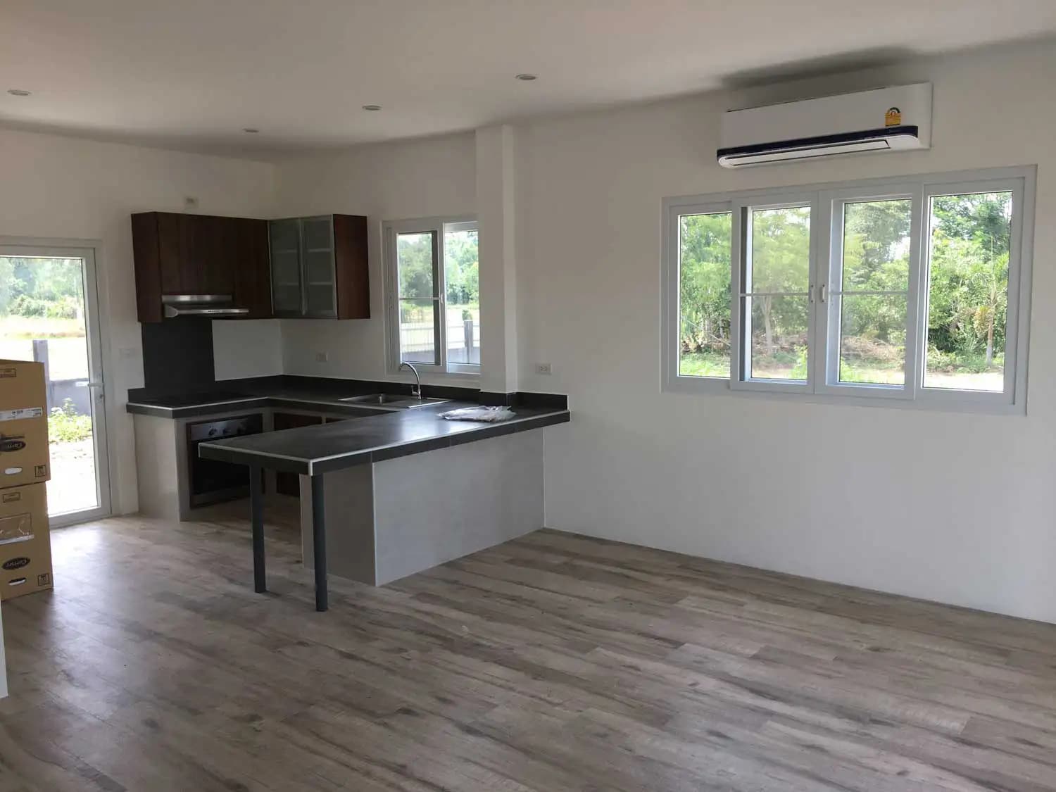 La petite taille de la maison permet d’opter pour des finitions de qualité