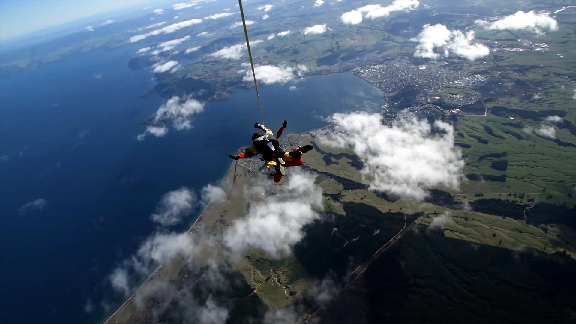 Saut en parachute à Taupo - Nouvelle-Zélande