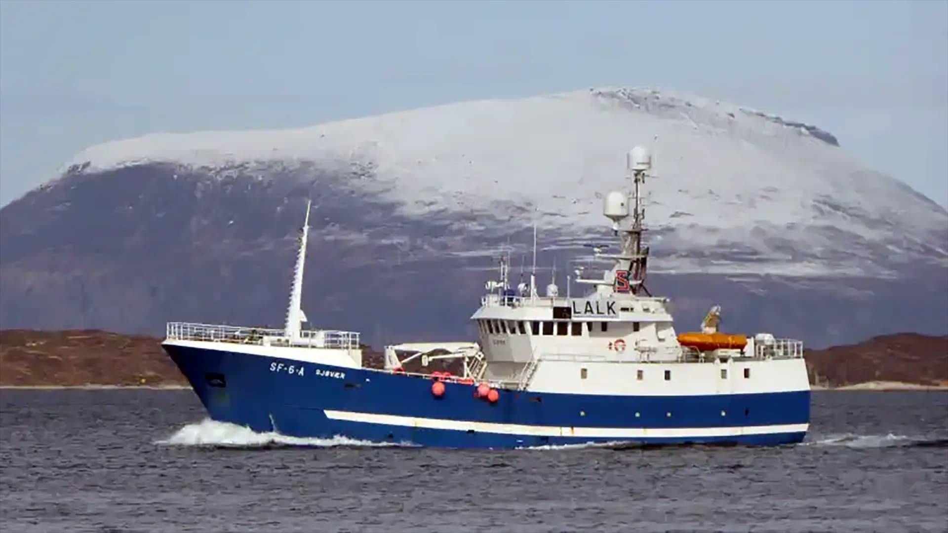 Pêcheur en Norvège sur le M/S Sjøvær