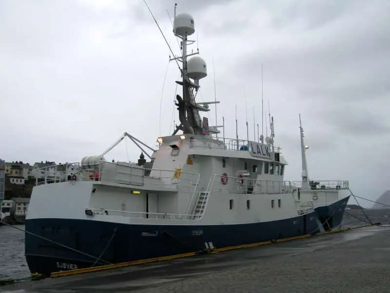 Pêcheur en Norvège sur le M/S Sjøvær