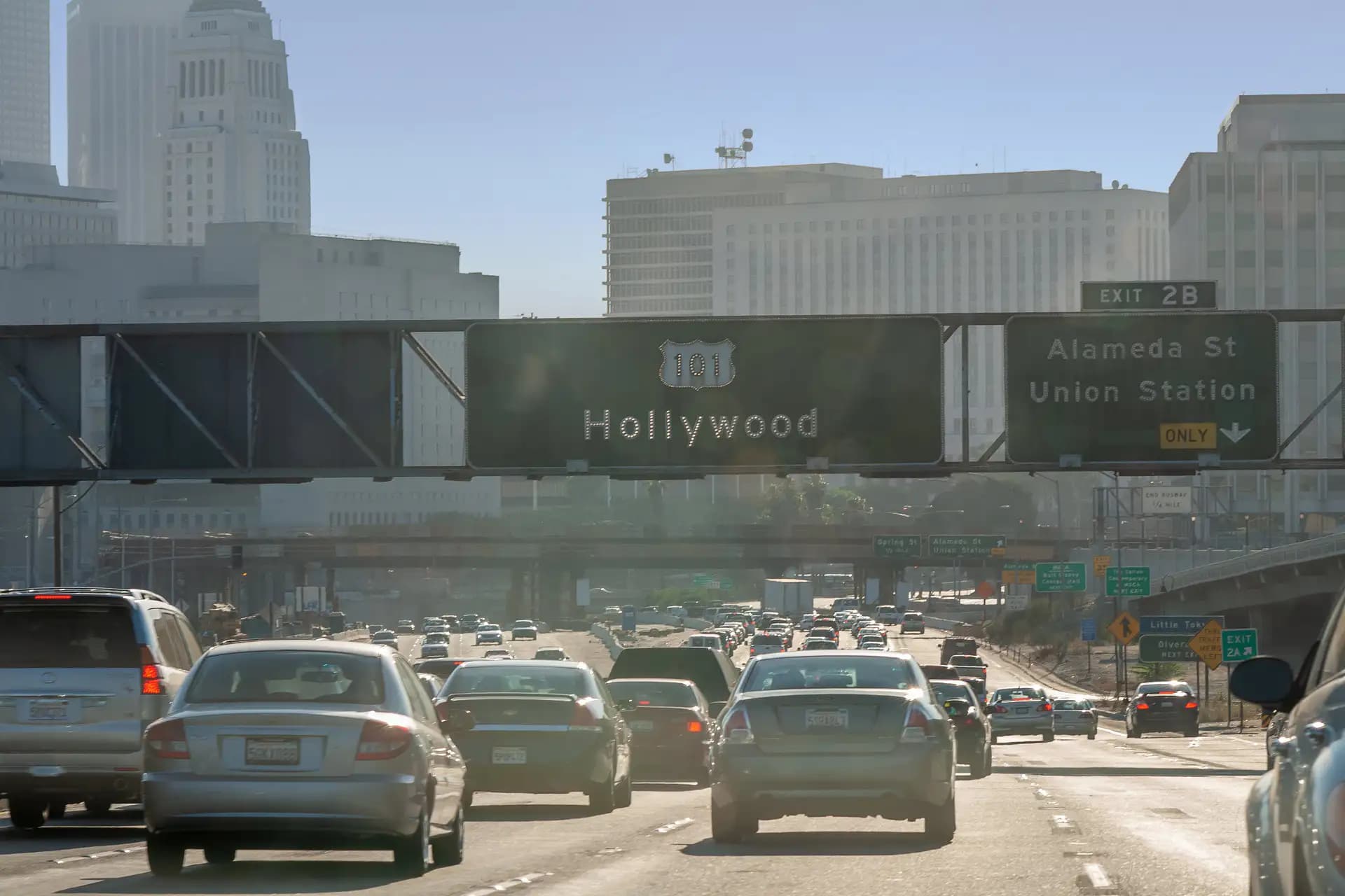 Trafic à Los Angeles - États-Unis