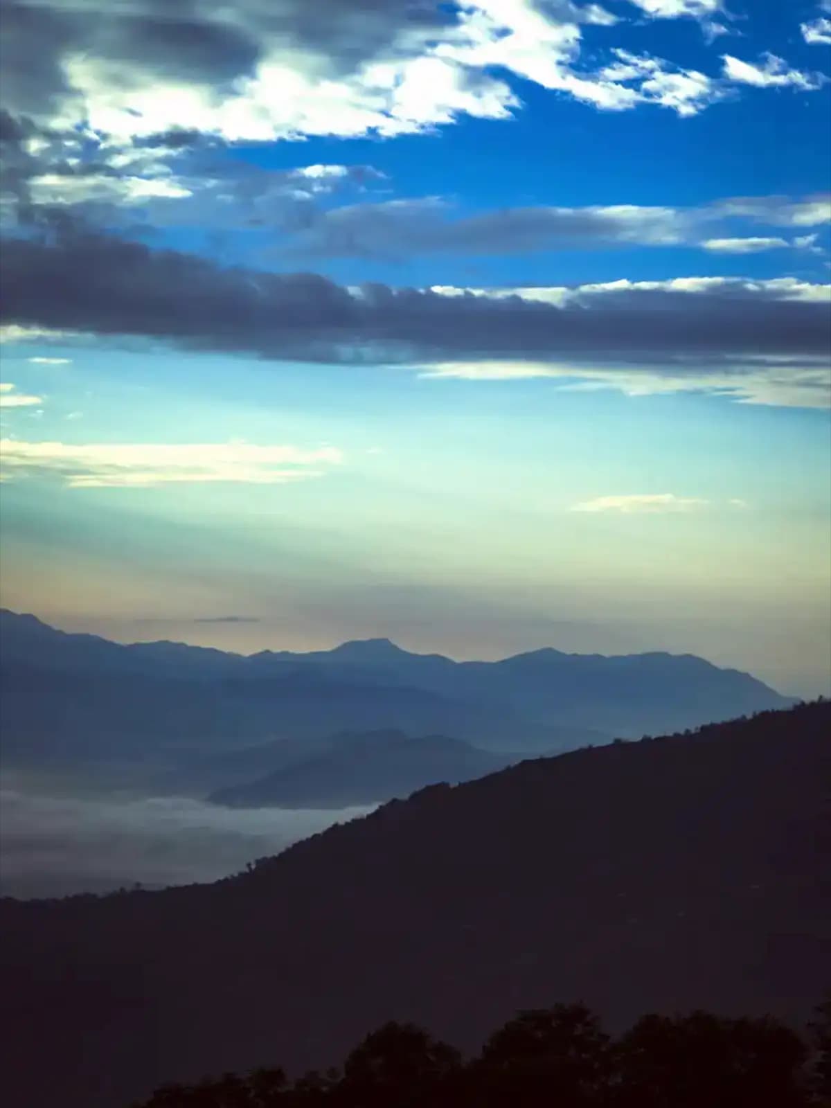 Vue de Nagarkot - Népal