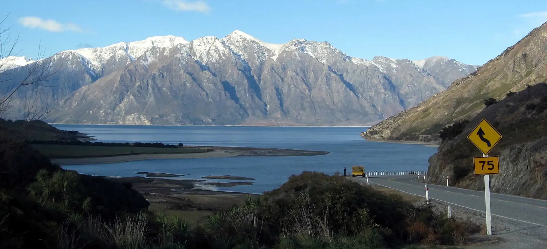 Route entre Makarora et Wanaka - Nouvelle-Zélande