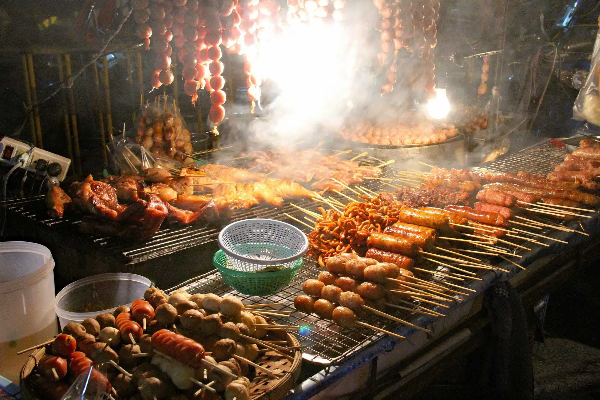 Stands au marché nocturne de Thong Sala – Koh Phangan