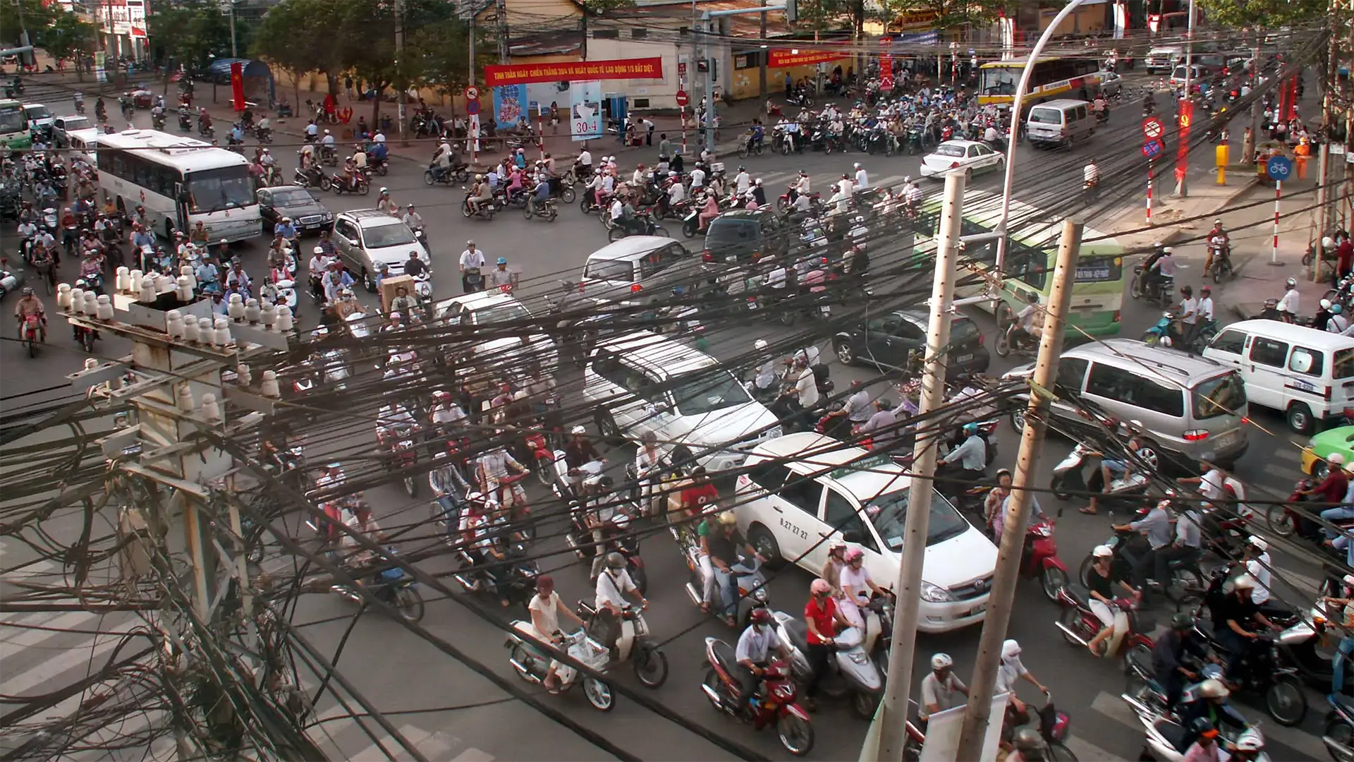 Trafic à Saïgon - Vietnam du Sud