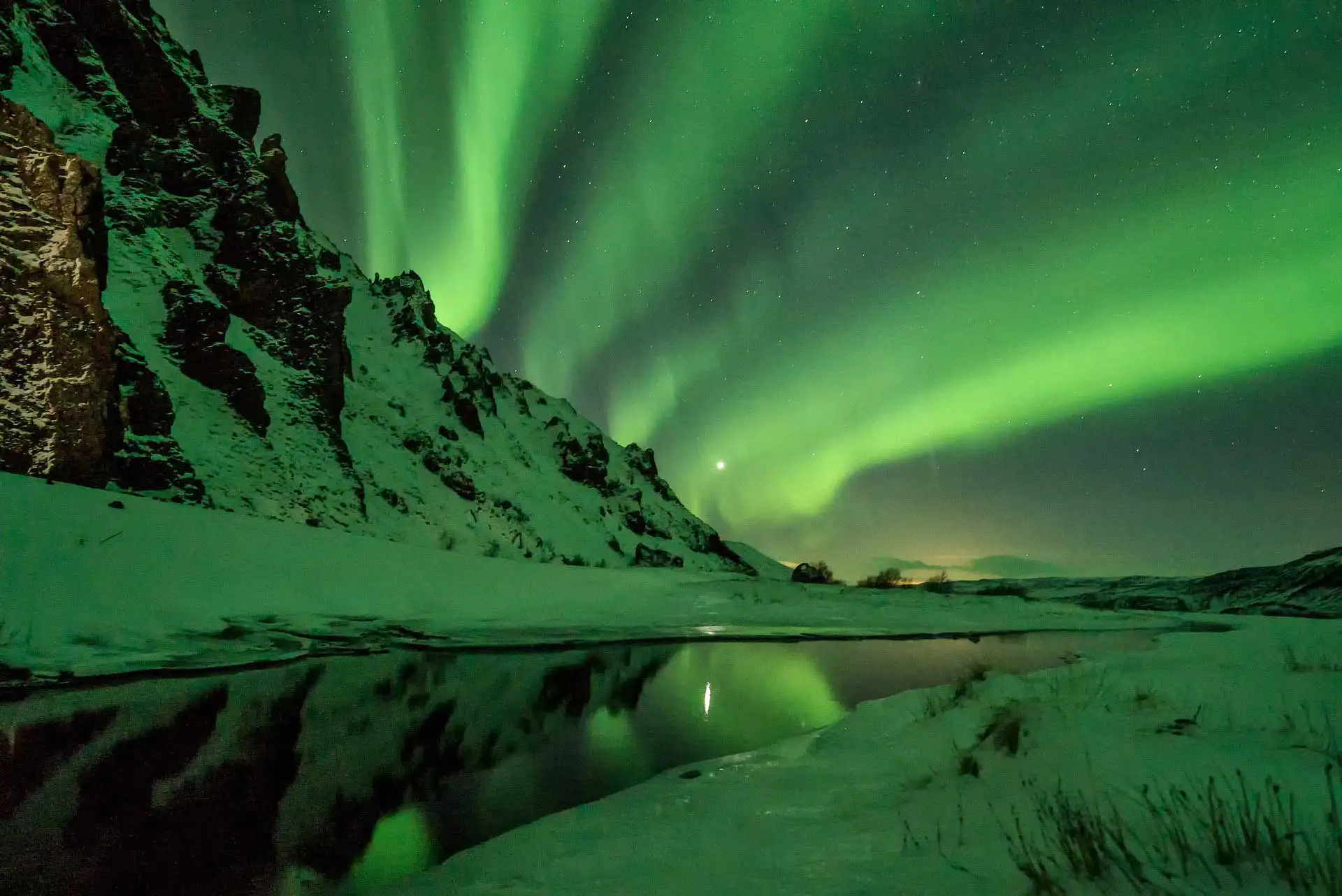 Aurores boréales en Norvège