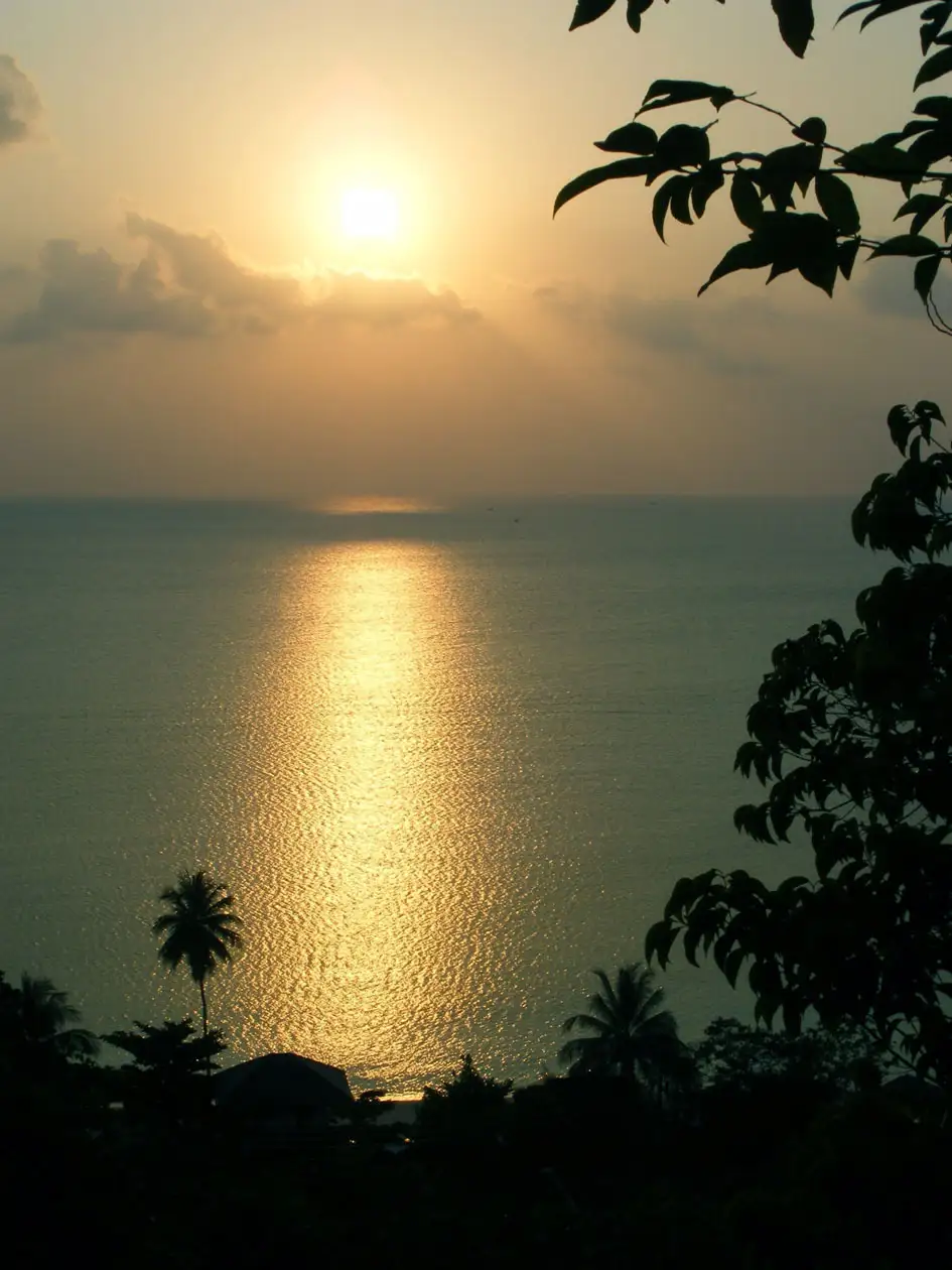 Coucher de soleil depuis le Top Rock Bar – Koh Phangan