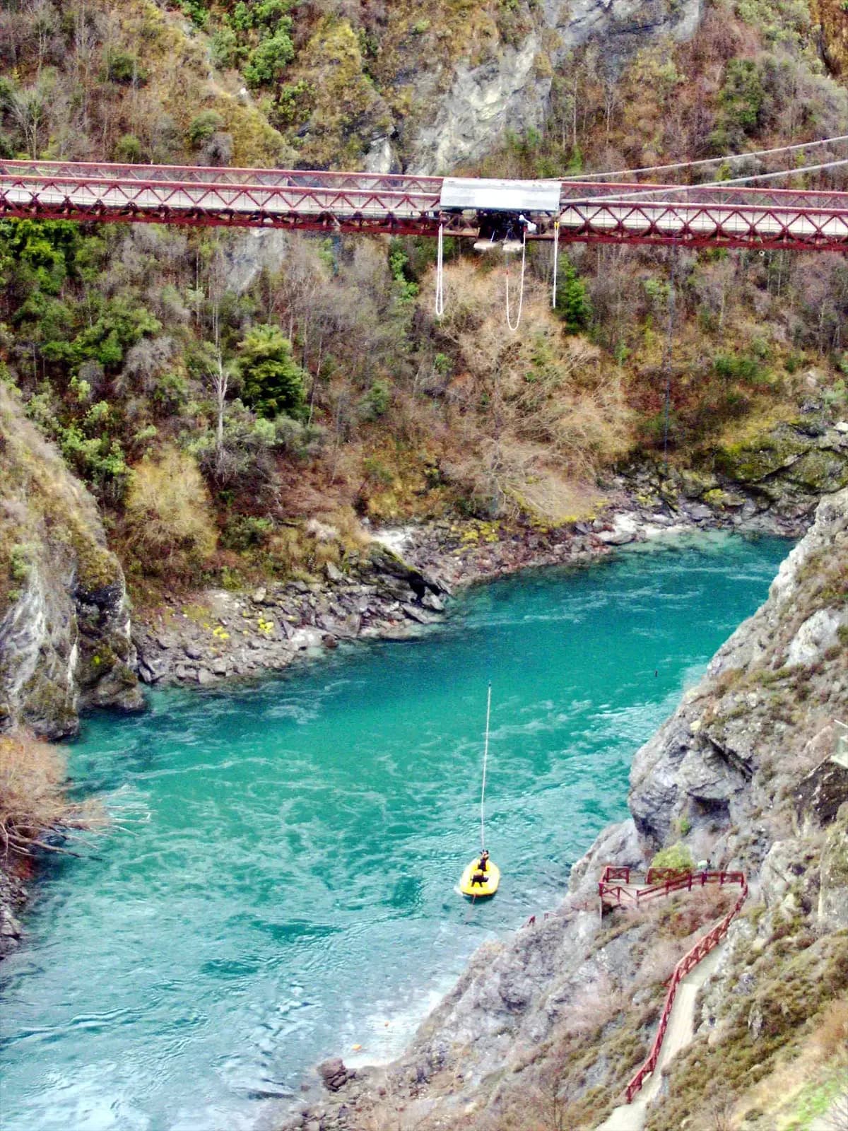 Saut à l’élastique près de Queenstown