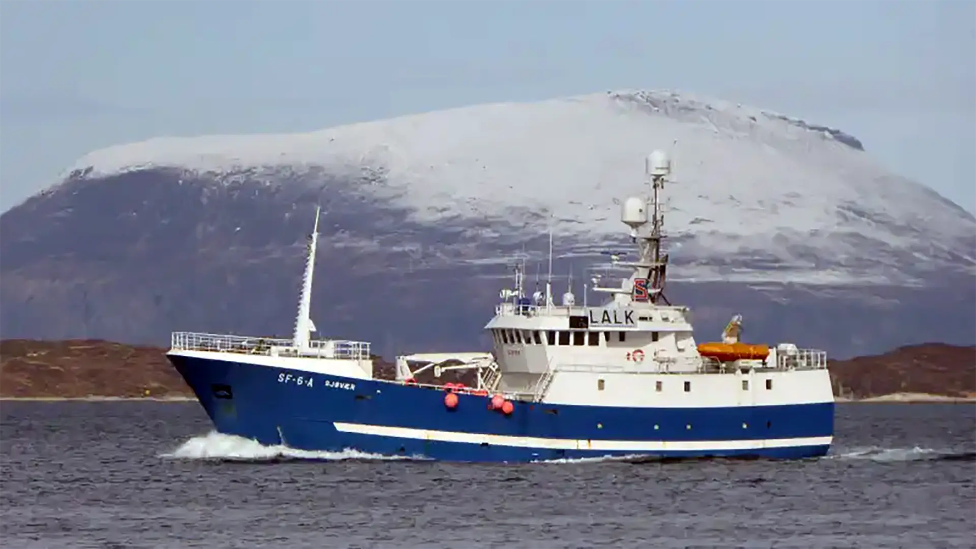 Pêcheur en Norvège sur le M/S Sjøvær