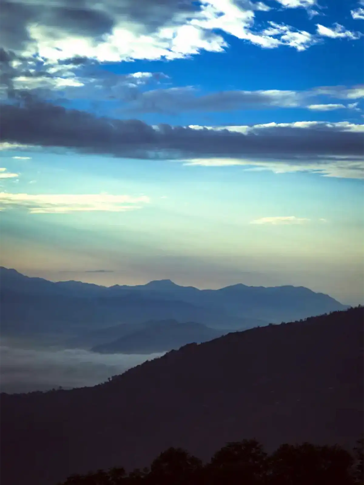 Vue de Nagarkot – Népal