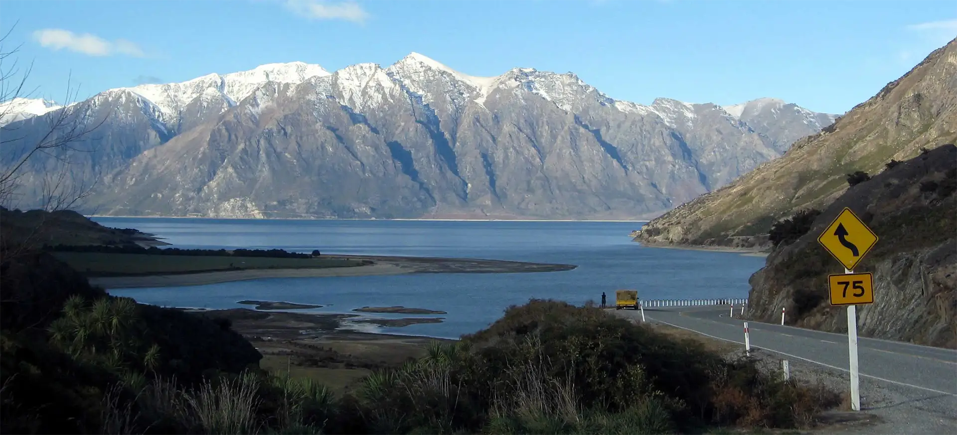 Route entre Makarora et Wanaka – Nouvelle-Zélande